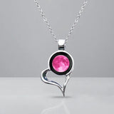 Heart-Link Necklace (Luna In Color)