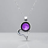 Heart-Link Necklace (Luna In Color)