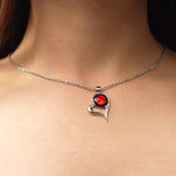 Heart-Link Necklace (Luna In Color)