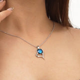 Heart-Link Necklace (Luna In Color)