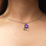 Heart-Link Necklace (Luna In Color)