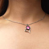 Heart-Link Necklace (Luna In Color)