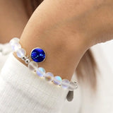 Stars Constellation Beaded Bracelet (White)
